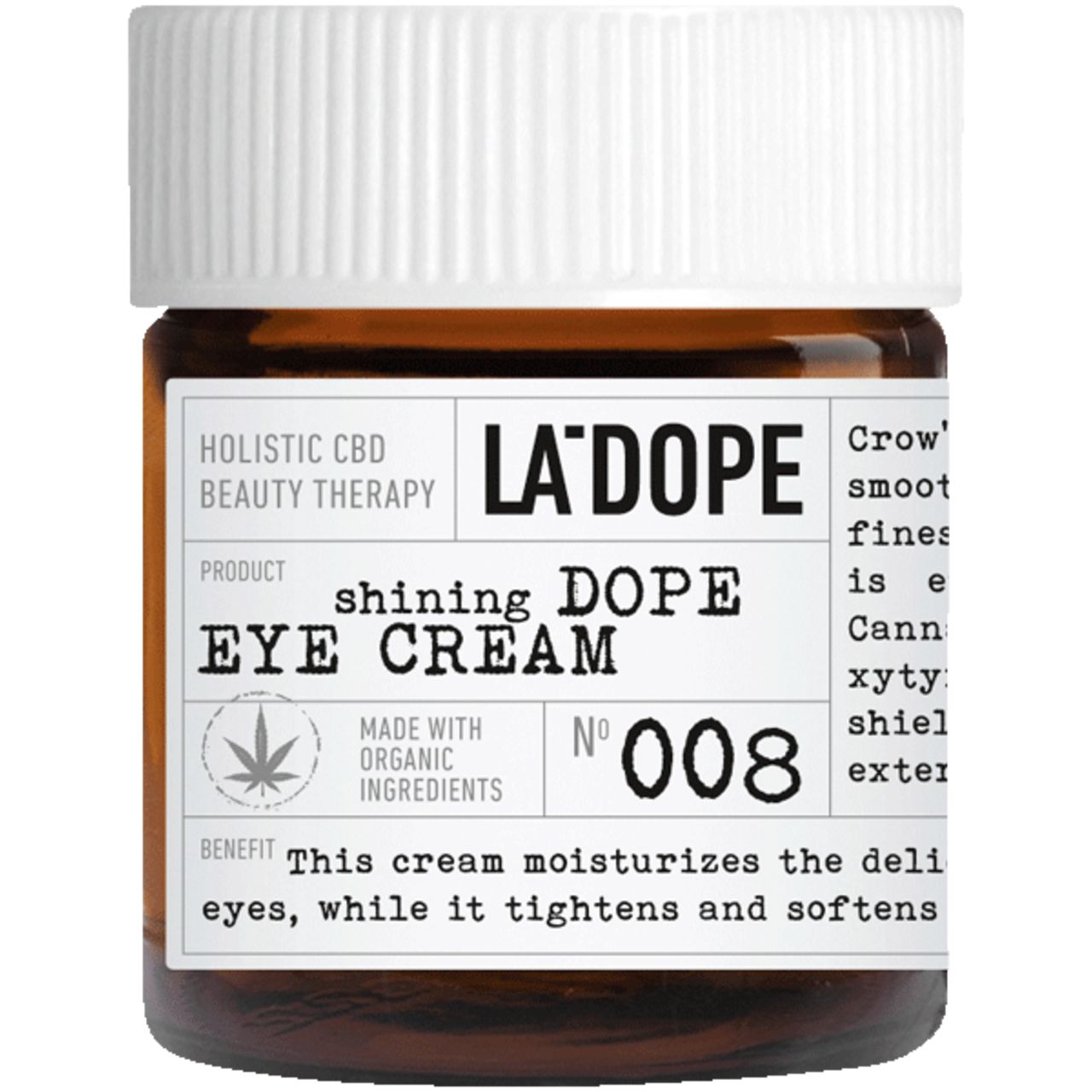 La Dope, CBD Eye Cream 008