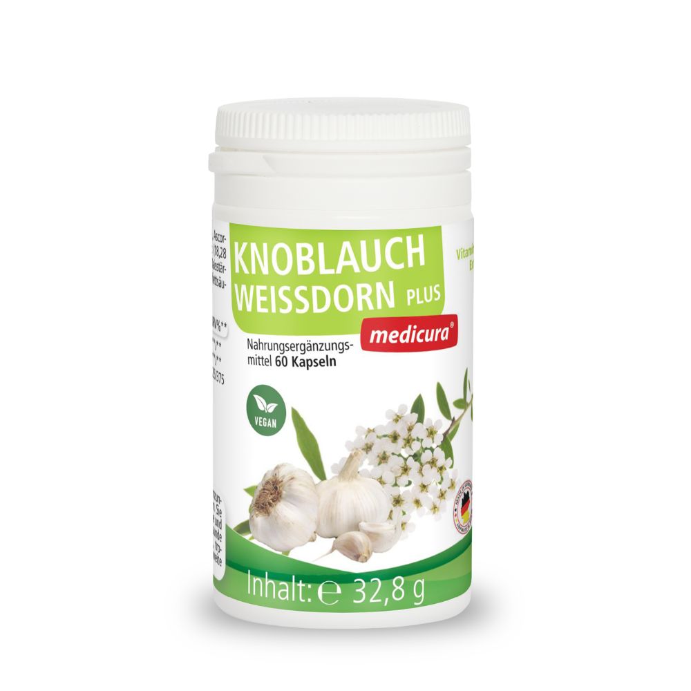 Knoblauch+Weissdorn Kapseln 60 St