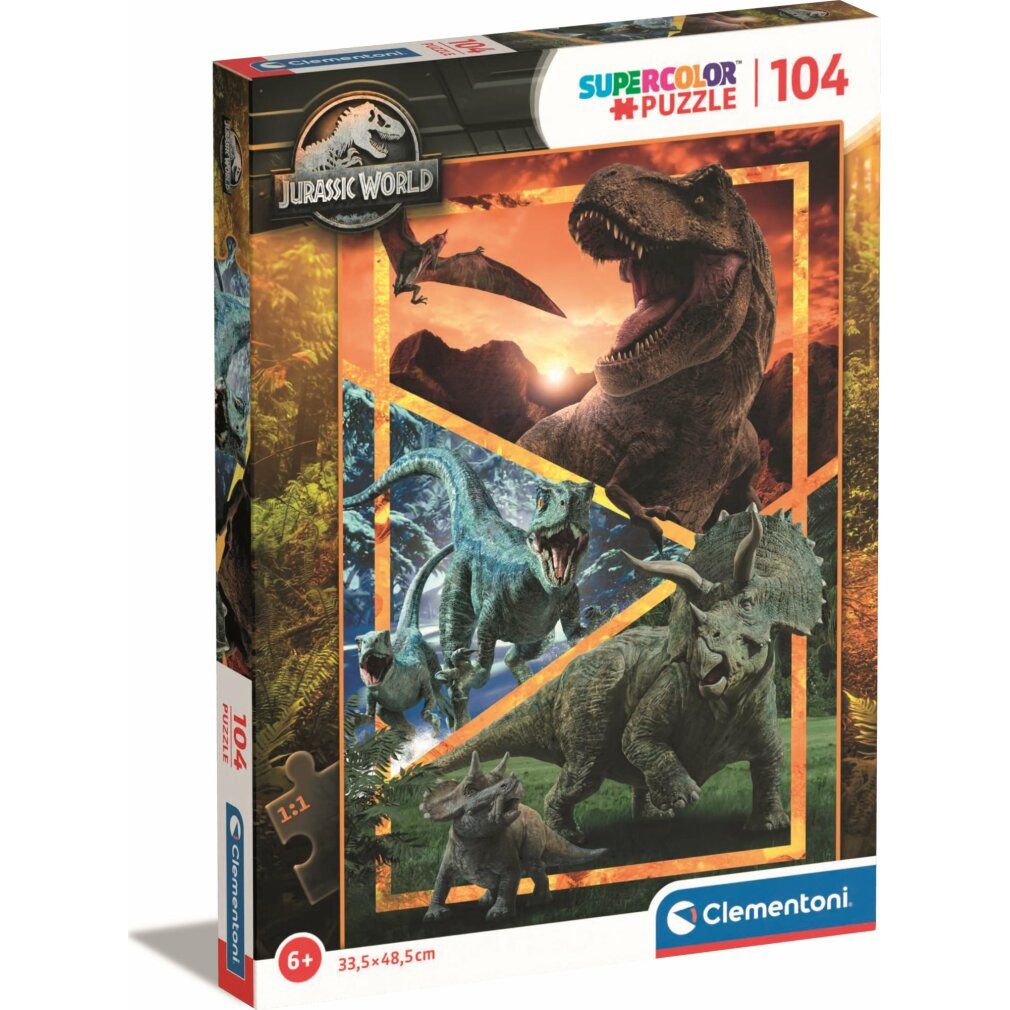 clementoni Puzzle Jurassic World 104 Teile