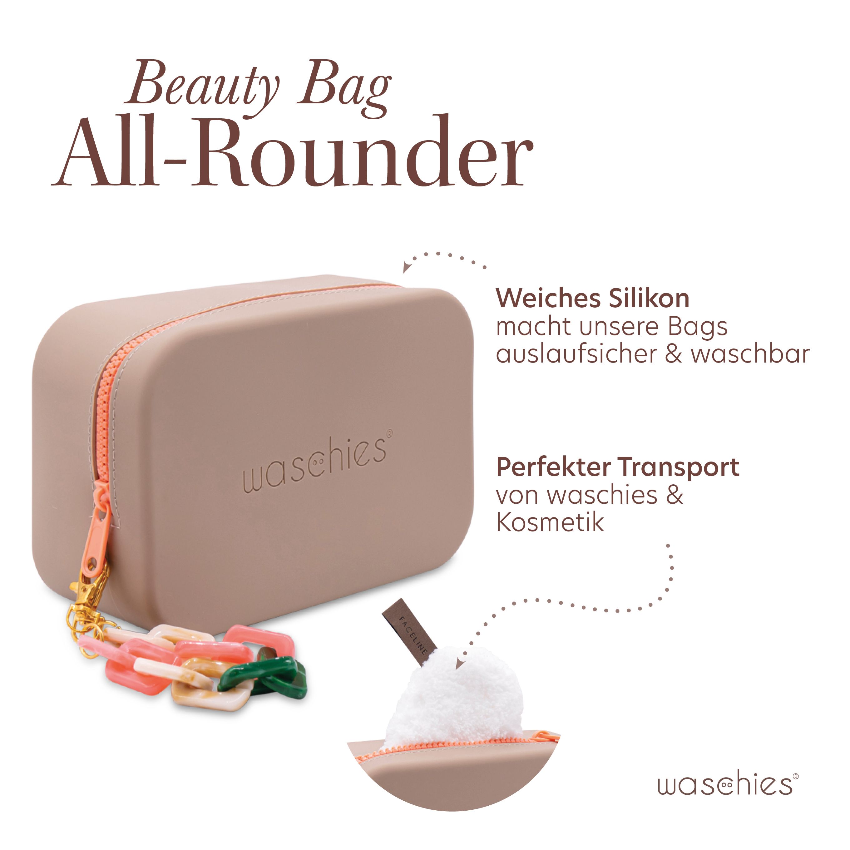 waschies Beauty Bag "Sage"