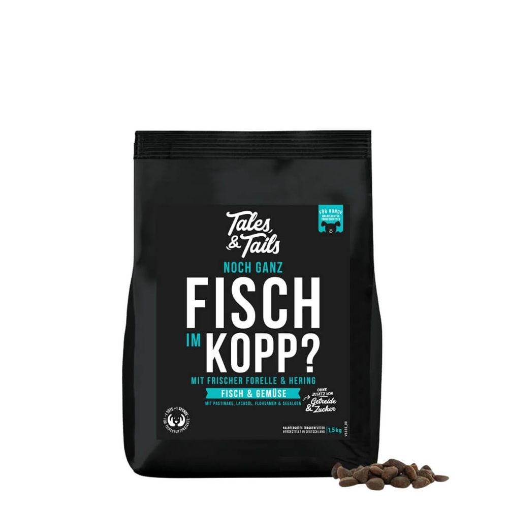 Tales & Tails Noch ganz Fisch im Kopp?! - Softes Trockenfutter mit Fisch