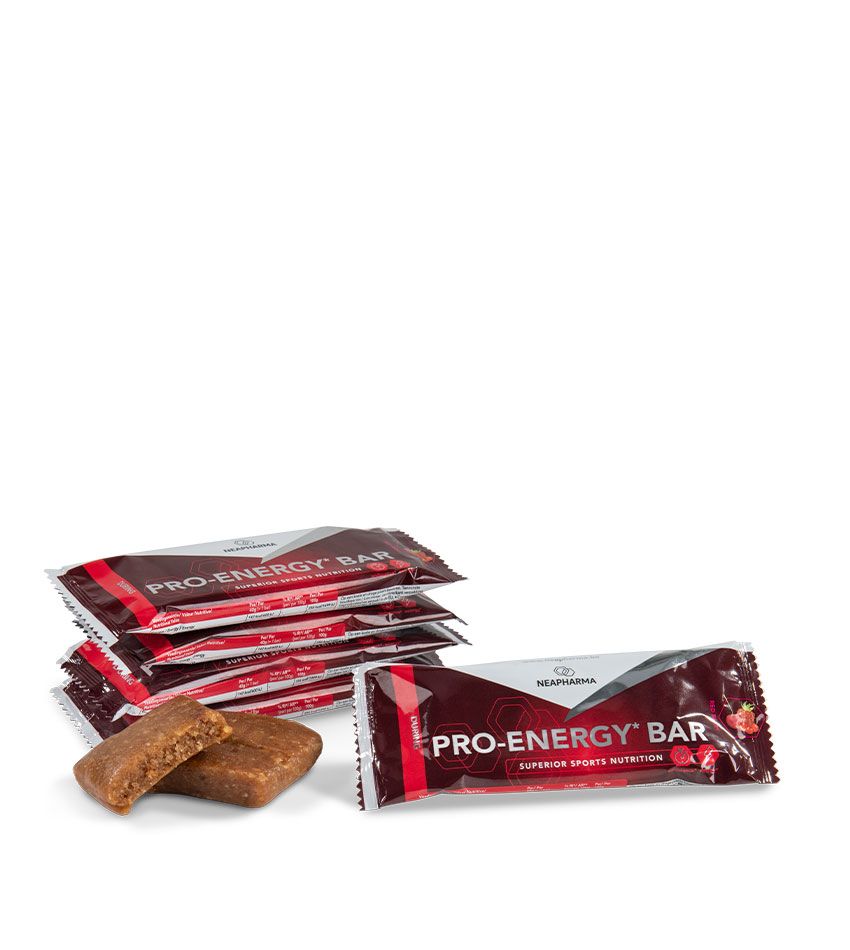 Neapharma Pro Energy Bar Rote Früchte 12 St Gel