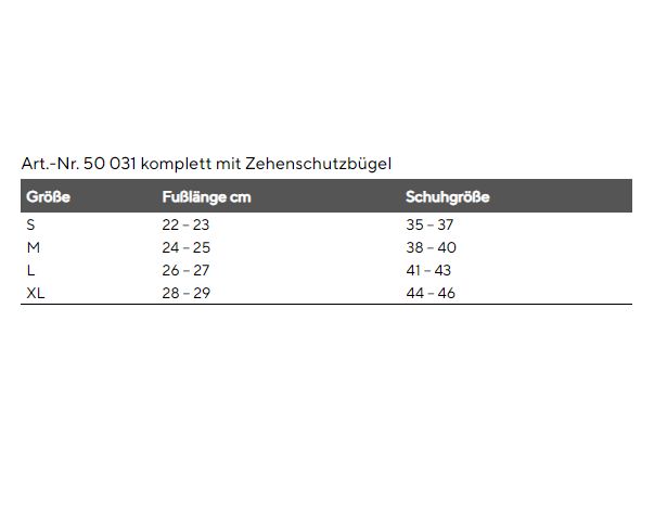 THUASNE Podo-Med postoperativer Vorfuß-Entlastungsschuh mit Zehenschutzbügel
