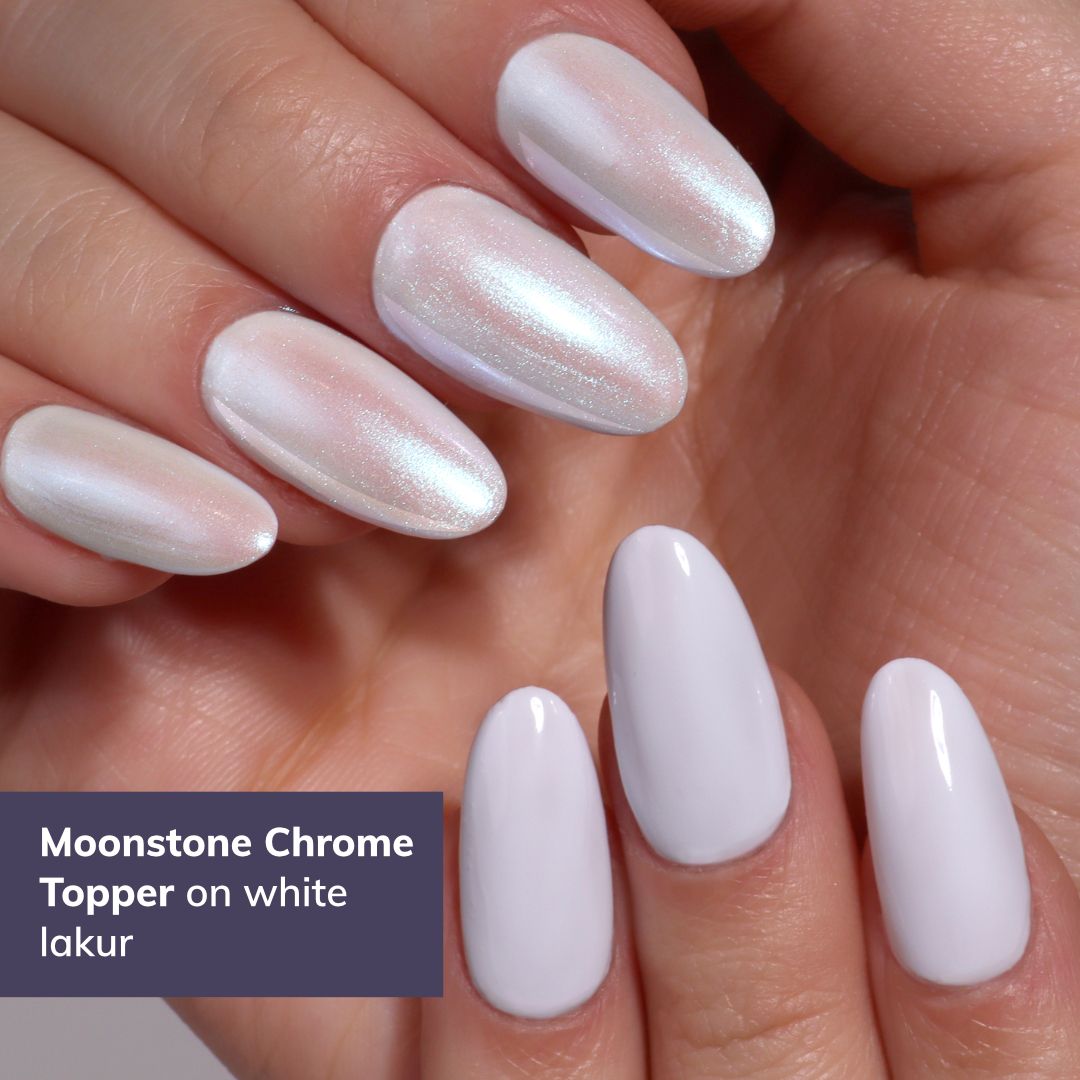 LONDONTOWN lakur Moonstone Chrome Topper Nagellack