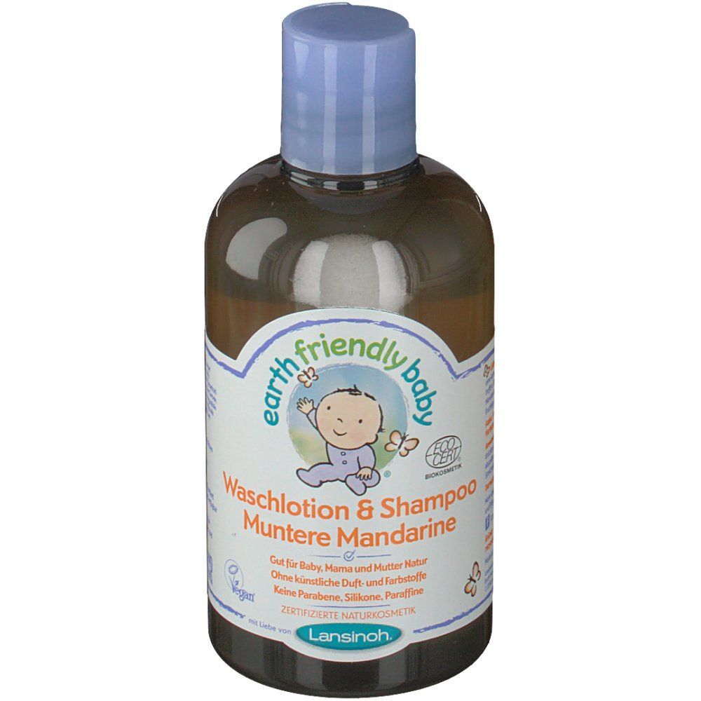 LANSINOH Earth Friendly Baby® Waschlotion & Shampoo Muntere Mandarine
