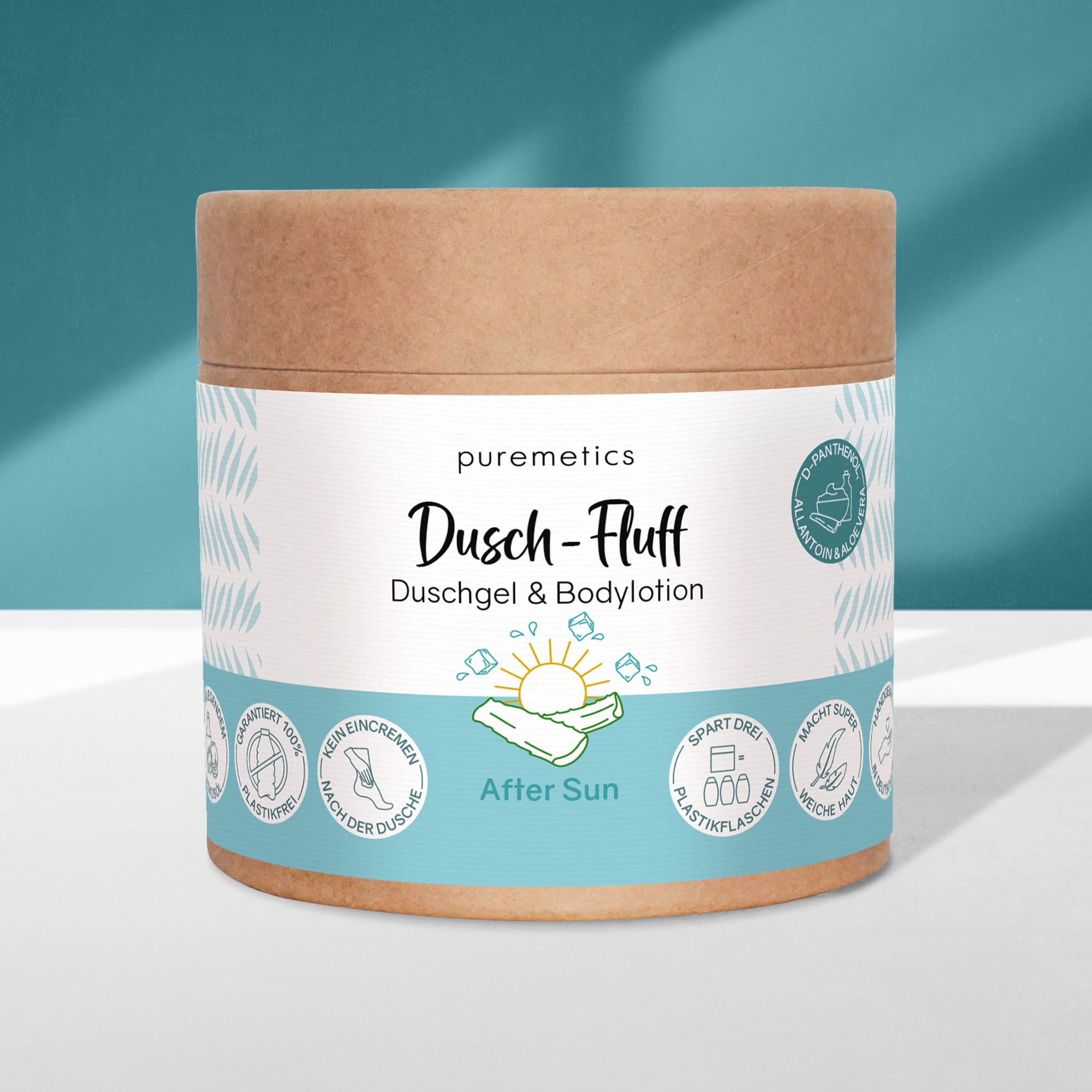 puremetics Dusch-Fluff 'After Sun' 1 St Becher