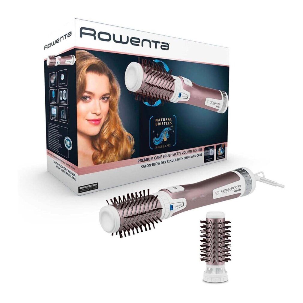 Rowenta CF9540 Haarstyler mit Verpackung und Zubehör.