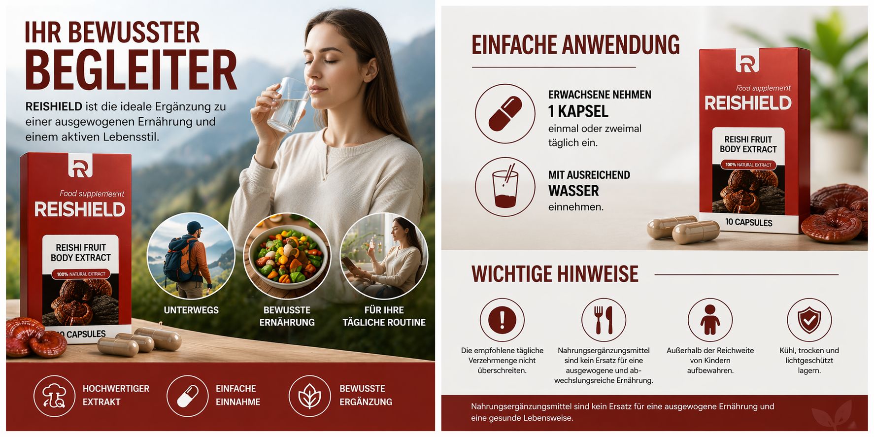 Reishield Nahrungsergänzungsmittel