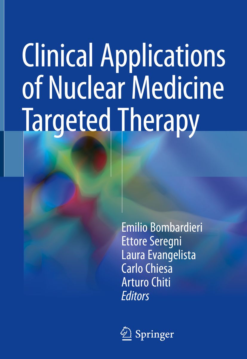 Buchcover mit Titel: Clinical Applications of Nuclear Medicine Targeted Therapy. Autoren und Springer-Logo.