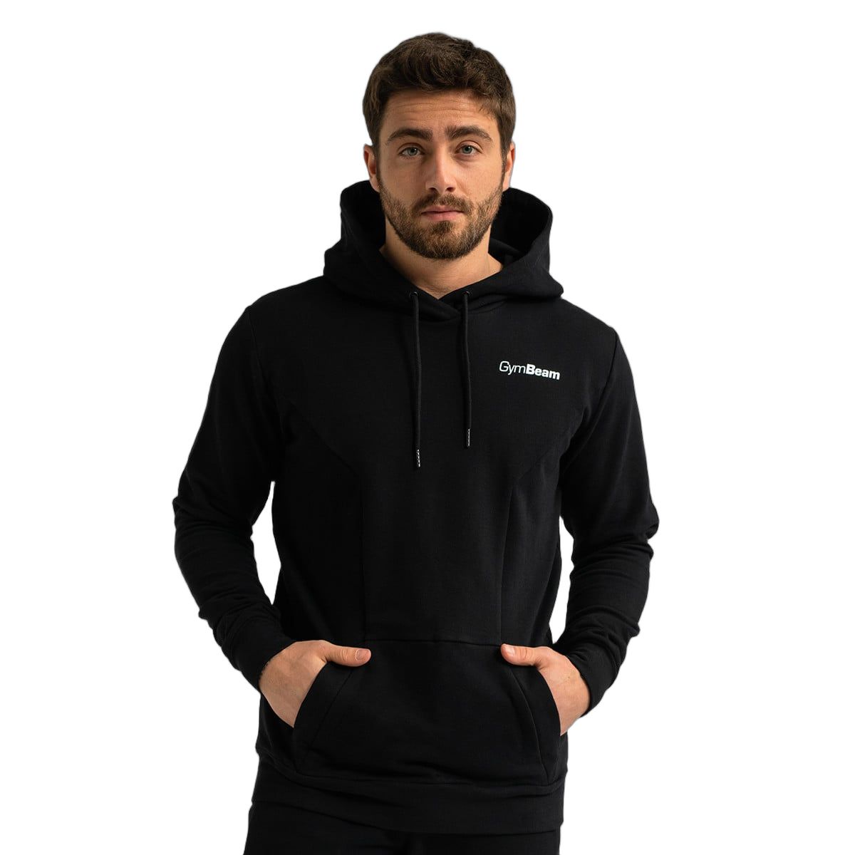 Hoodie Herren Regular Limitless Schwarz mit Kapuze 1 St