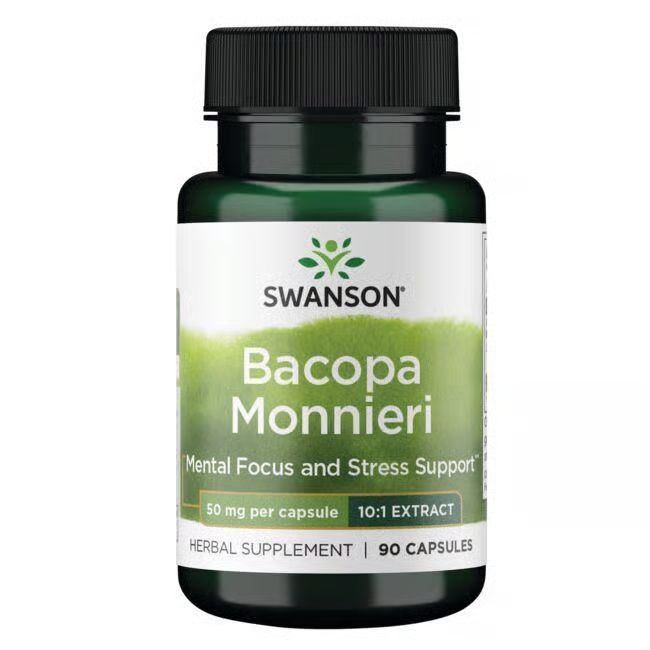 Swanson Bacopa Monnieri 10:1 Extrakt 50 mg 90 Pc