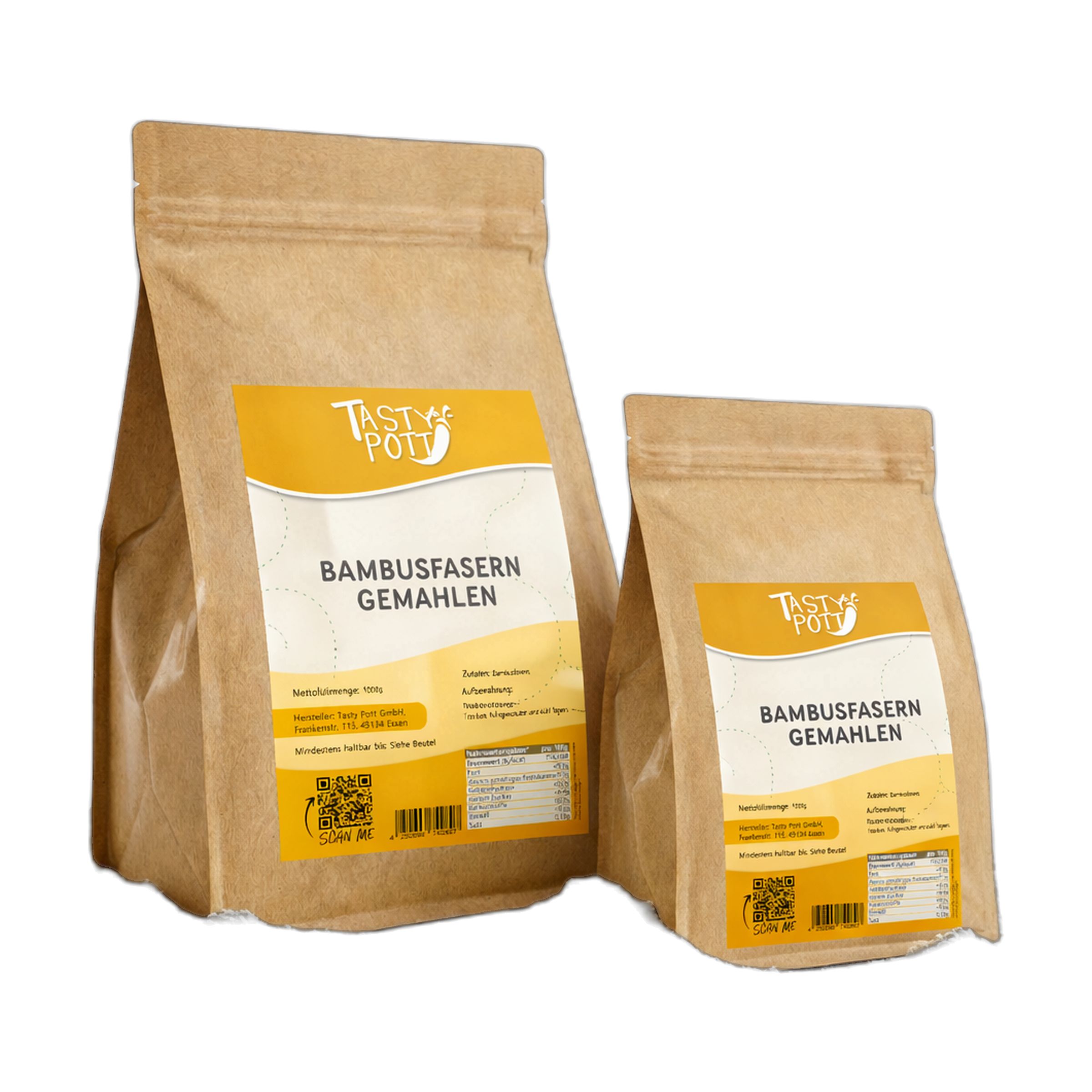 Tasty-Pott Tasty Pott Bambusfasern gemahlen 2000 g