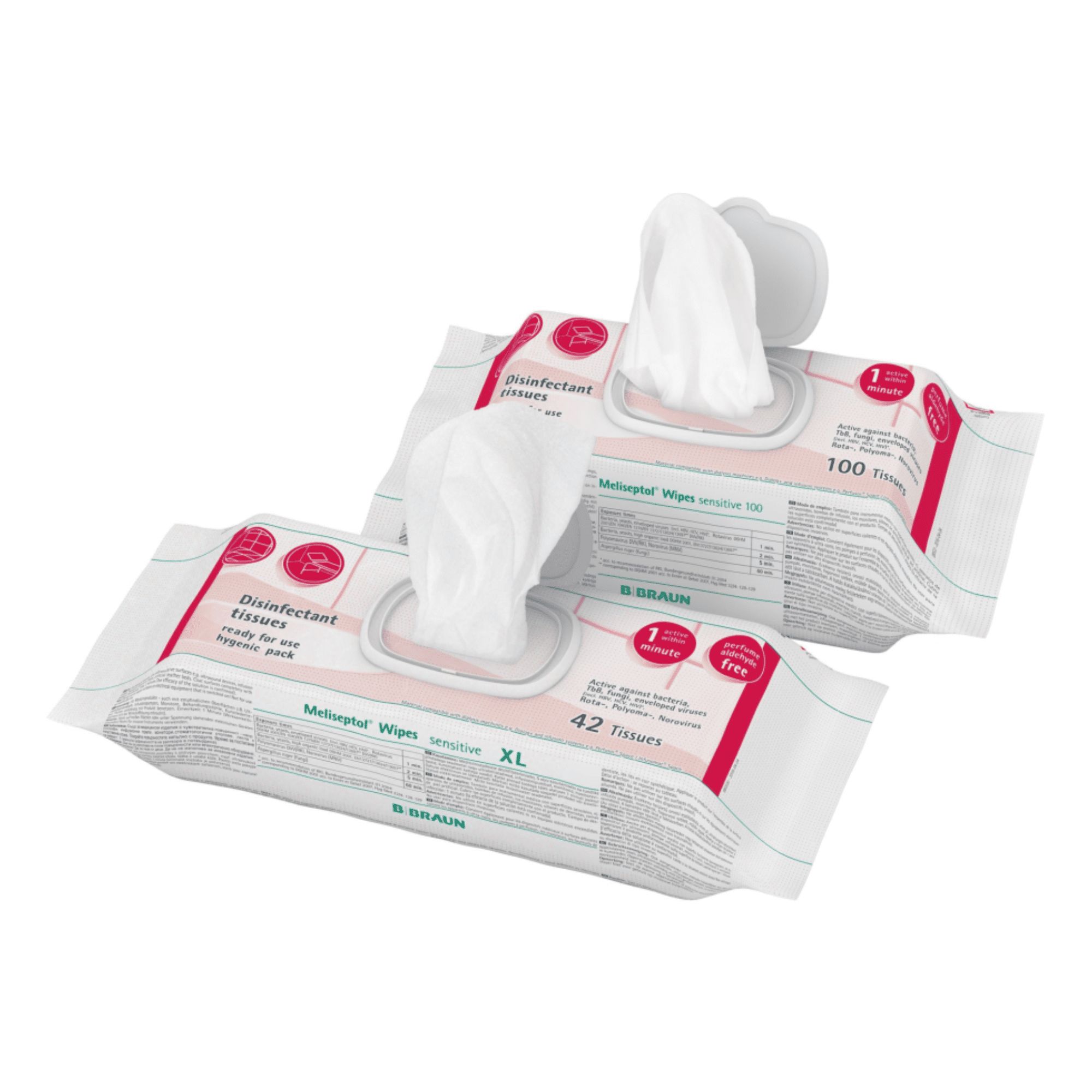 B. Braun Meliseptol® Wipes sensitive Desinfektionstücher