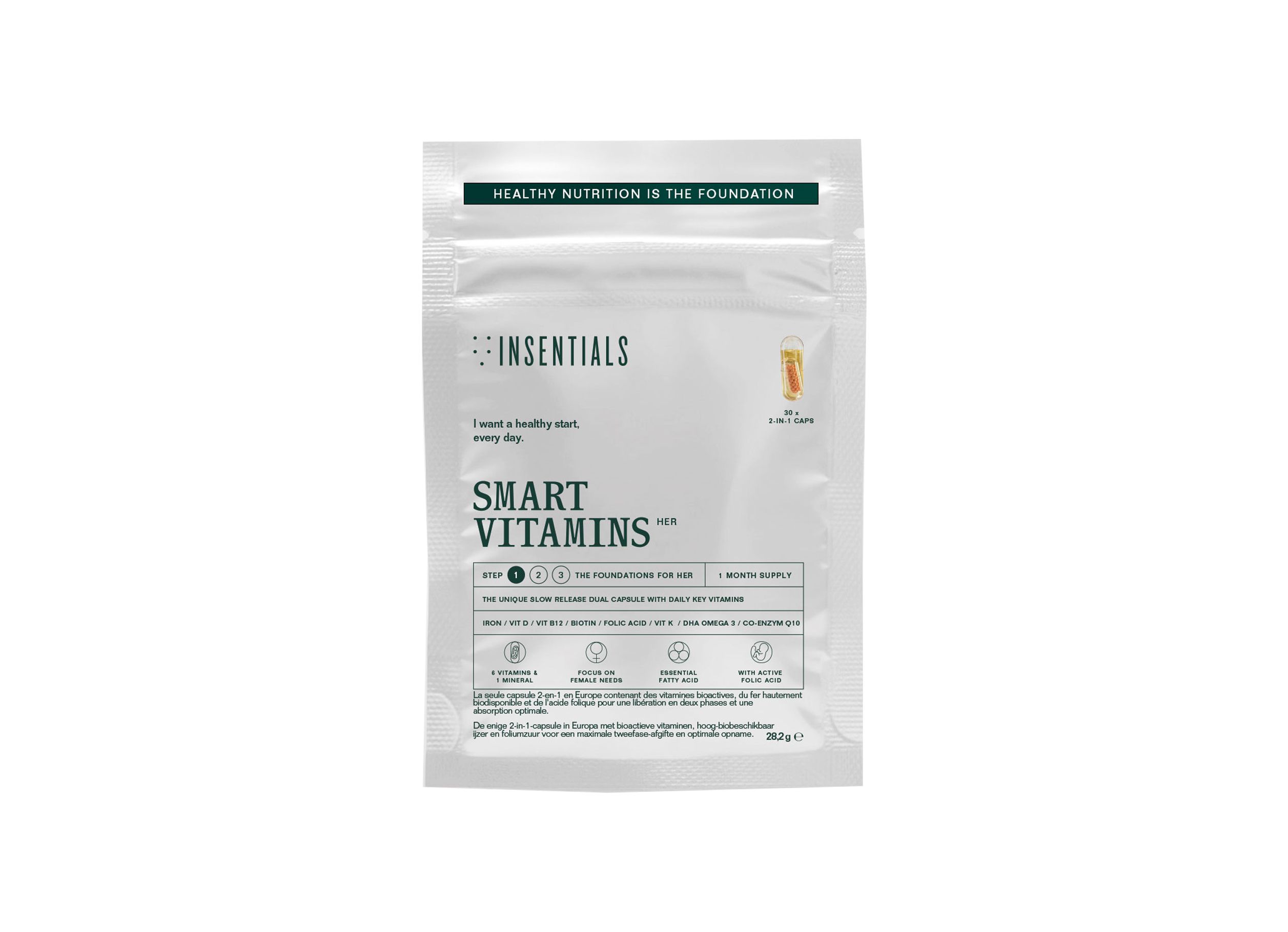 Insentials - Vitamine intelligenti per lei - Multivitaminico su misura per la donna di oggi