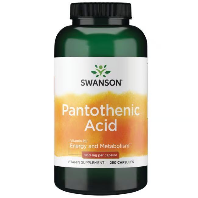 Swanson Pantothensäure 500 mg 250 Pc