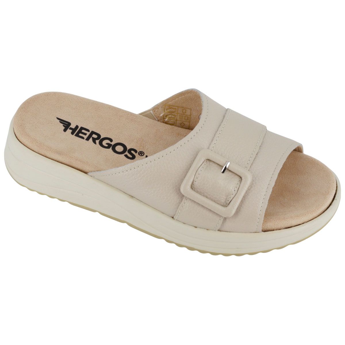 Hergos H6200 - Sabot in pelle con plantare estraibile