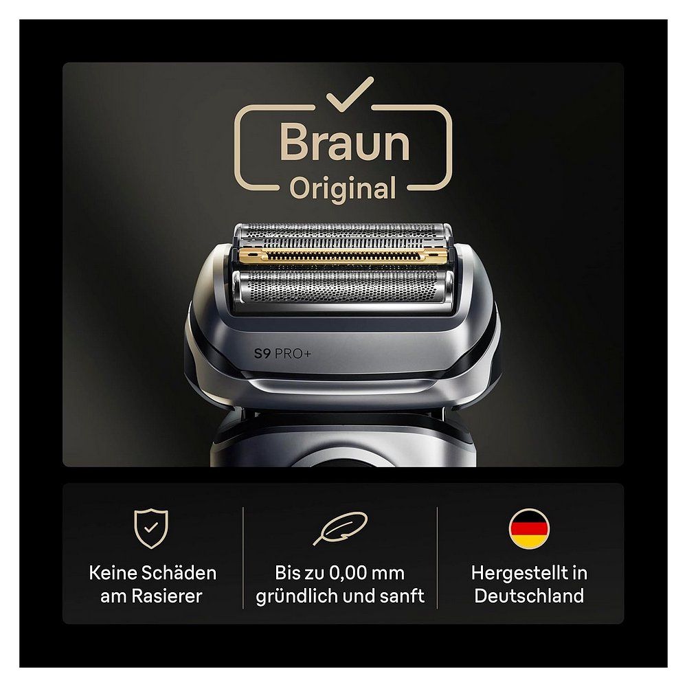 Braun Original Ersatzscherkopf Series 9 Pro+ mit Siegel und Siegel.