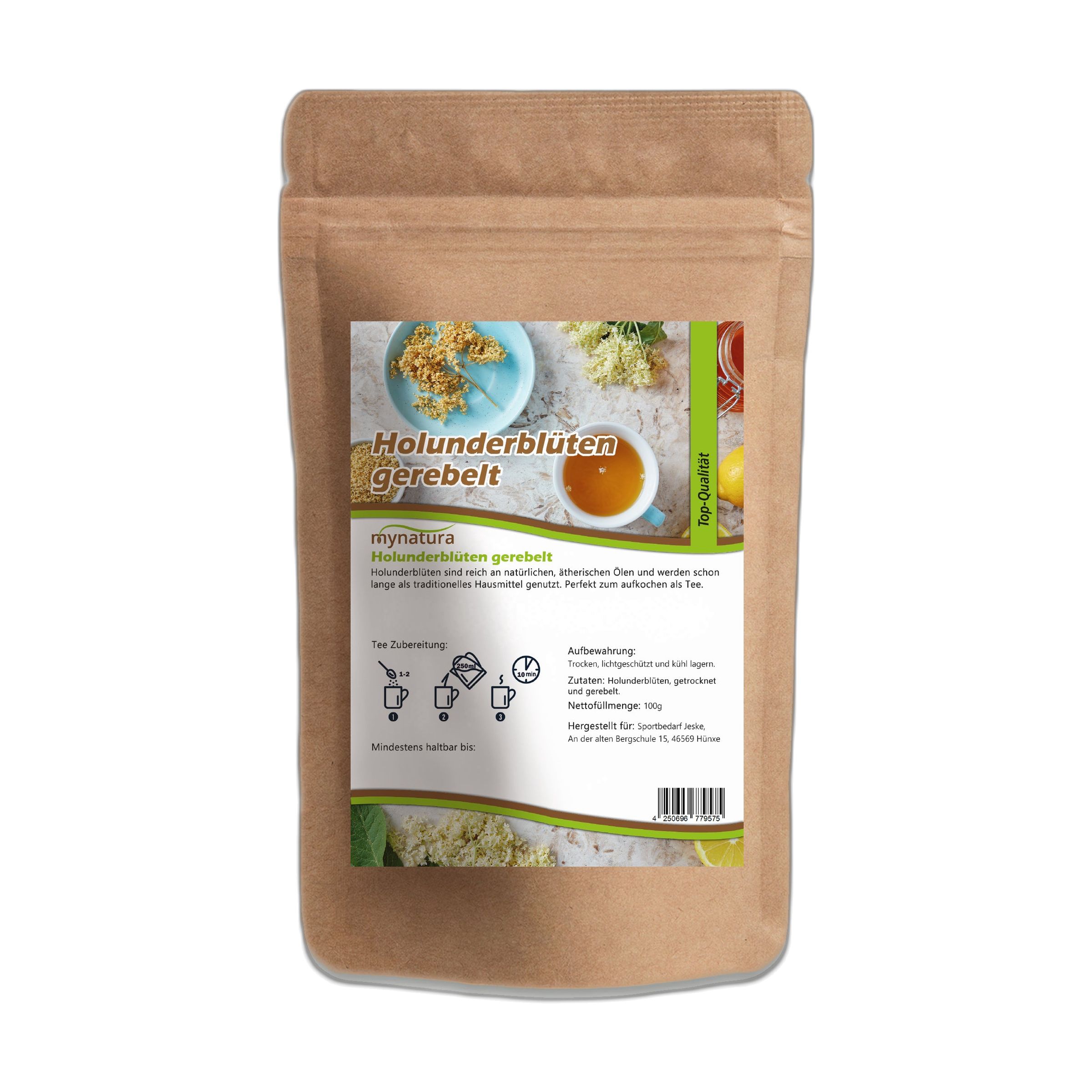 Mynatura Gerebelte Holunderblüten 250 g