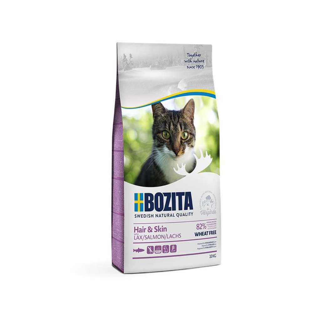 Bozita Cat - Hair & Skin Wheat free Salmon 10 kg Futter