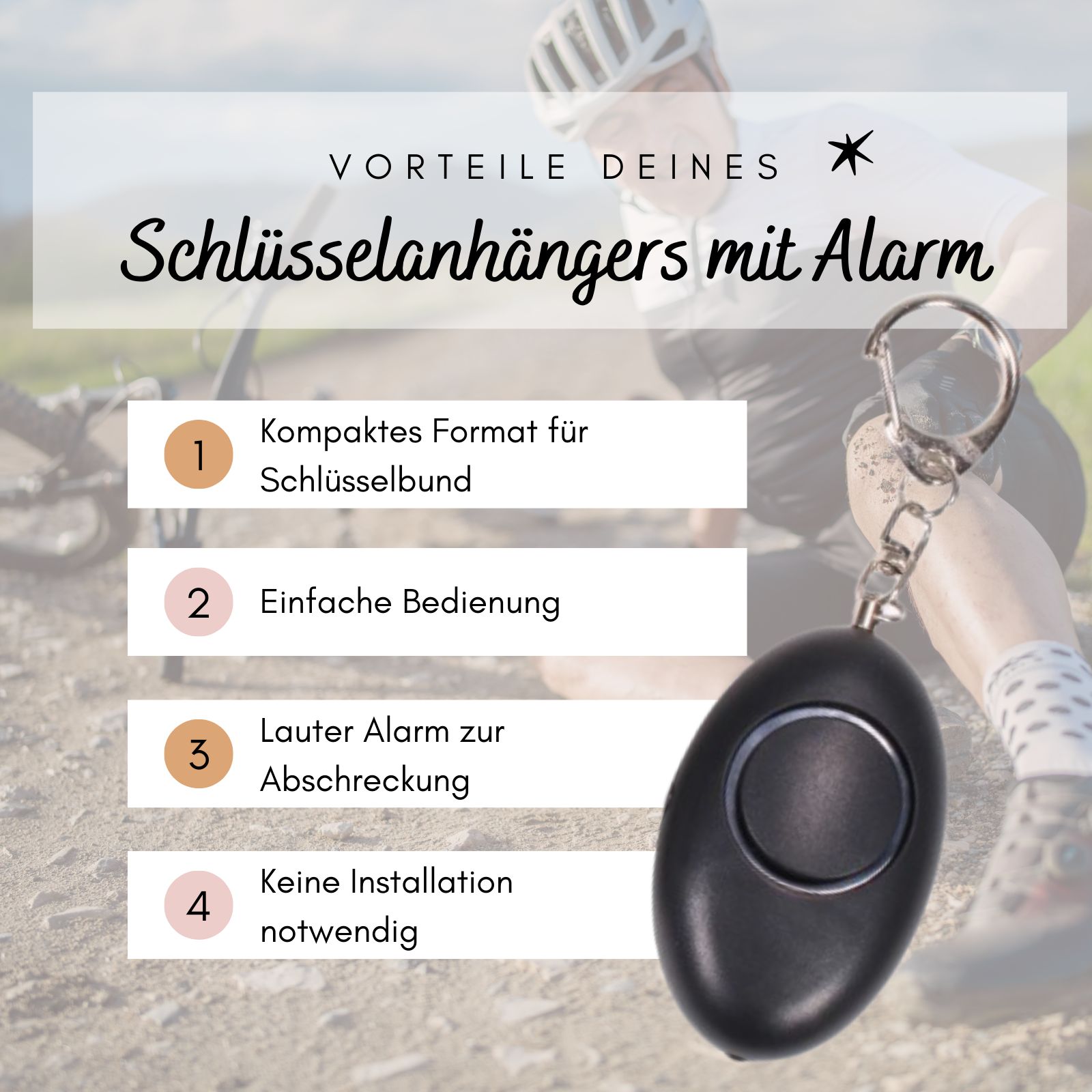 CMP Schlüsselanhänger mit Alarm