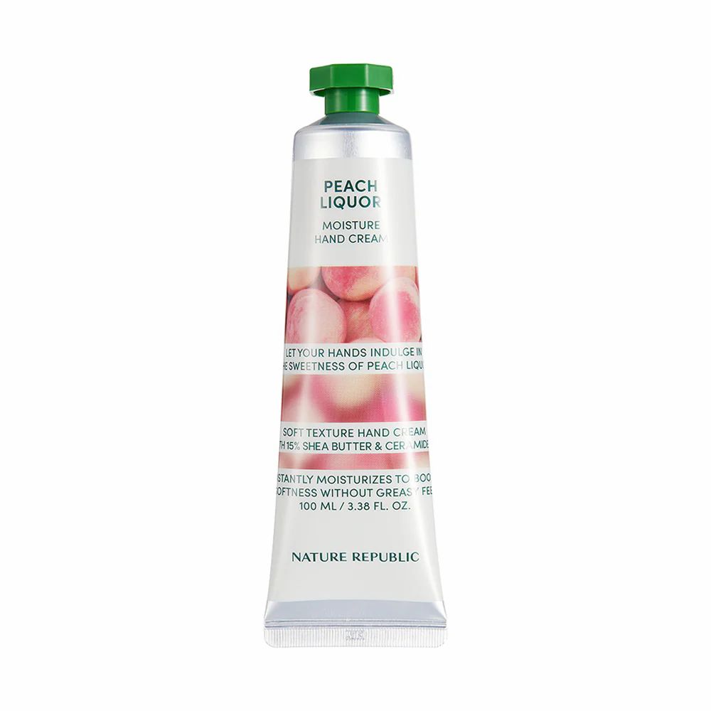 Nature Republic - Hand & Peach Liquor Cream 100 ml Tube