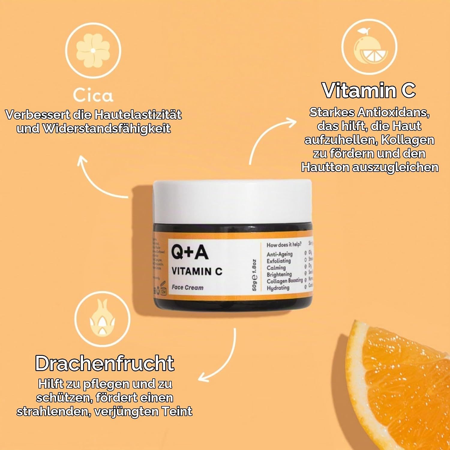 Q+A Vitamin-C-Gesichtscreme