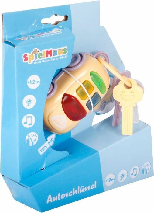 Spielmaus Baby SMB Autoschlüssel mit Sound, L&S (40814132)