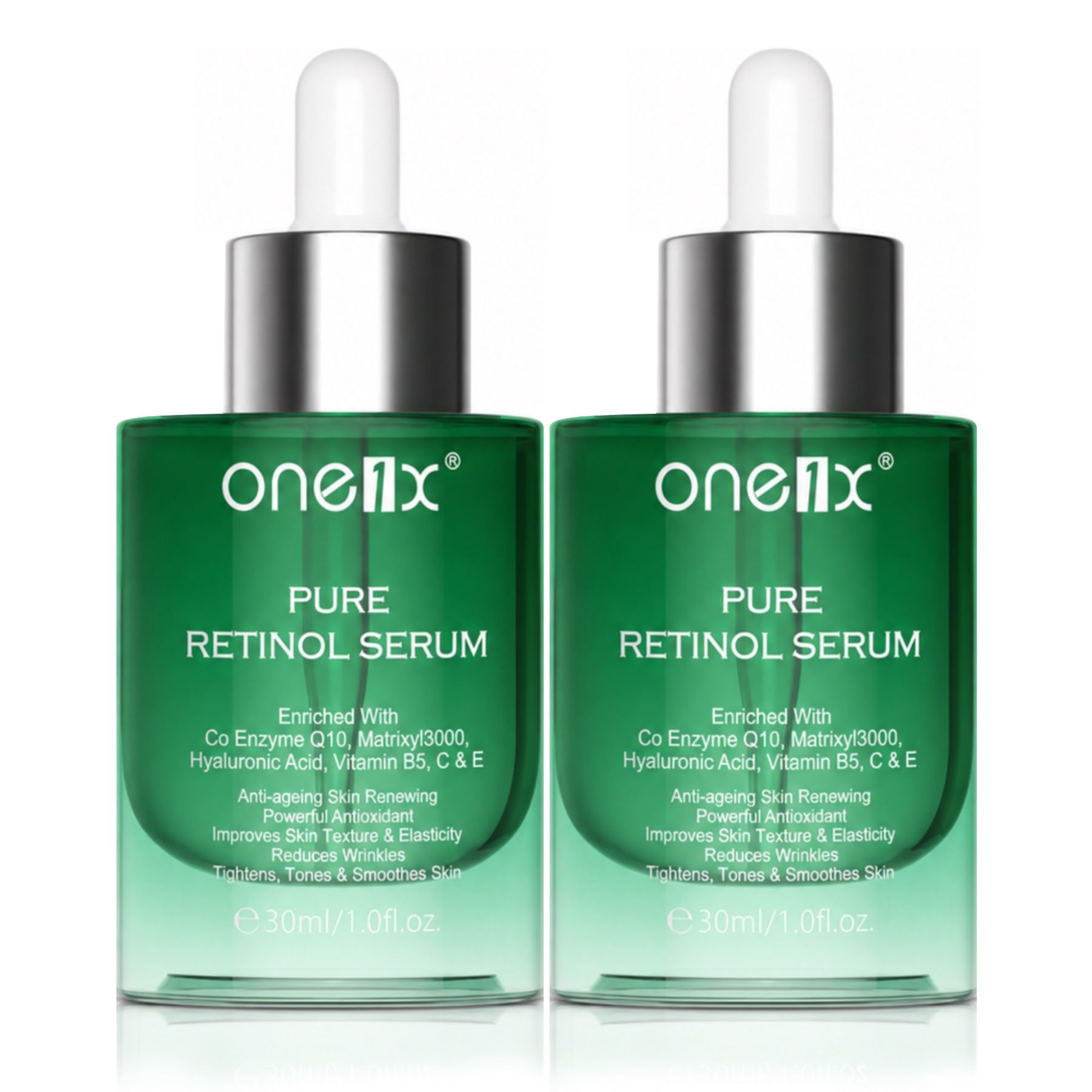 P-beauty Gesichtsserum Retinol Serum  Hyaluronsäure Vitamin B5 C E