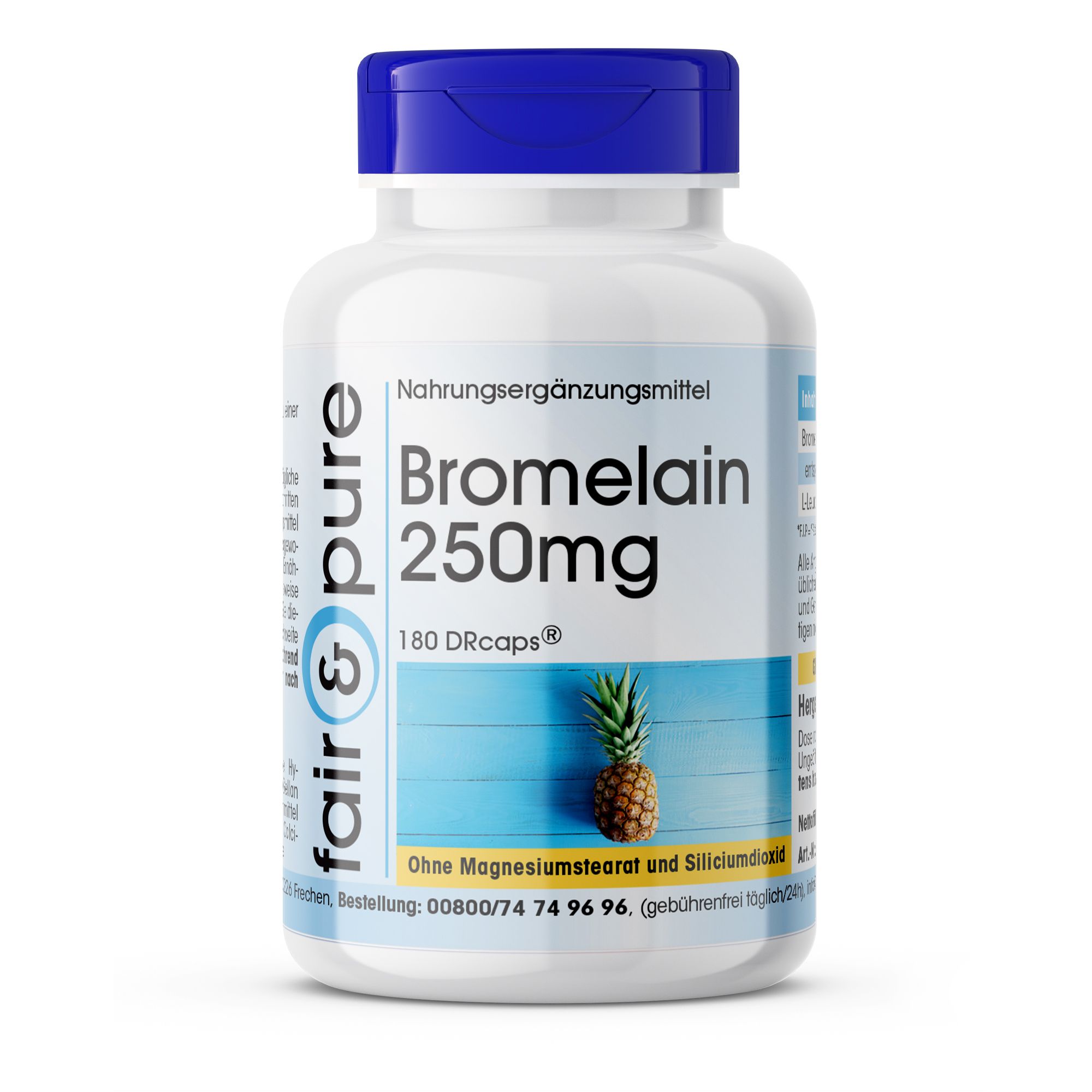 fair - pure | Bromelain 250mg schluckfreundlich 180 St