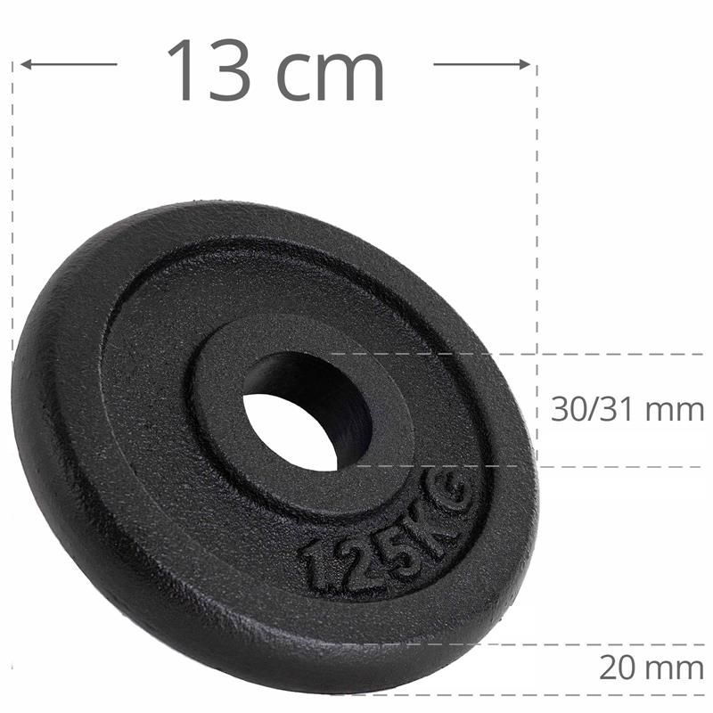 ScSPORTS® Hantelscheibenset  10 kg Gusseisen