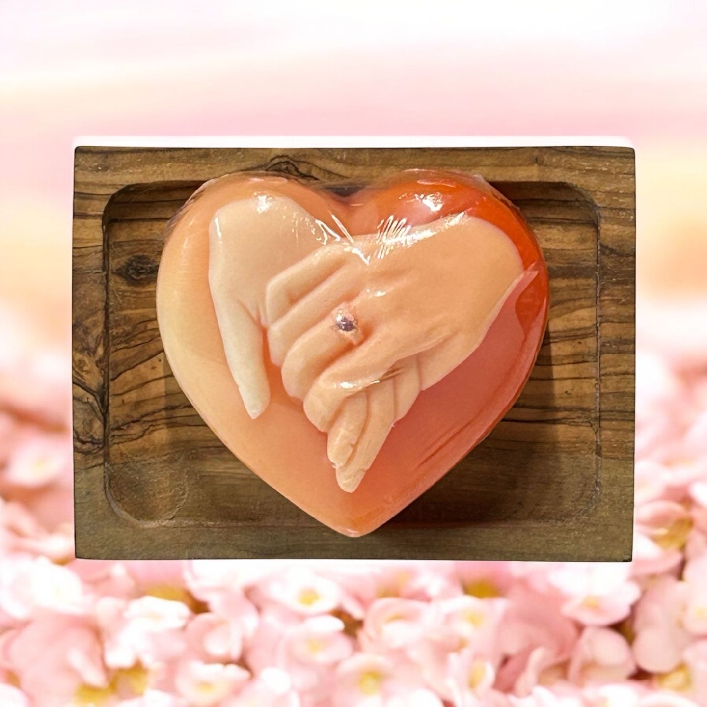 Handgemachte Glycerin Seife Duschseife Tulpe 115 g