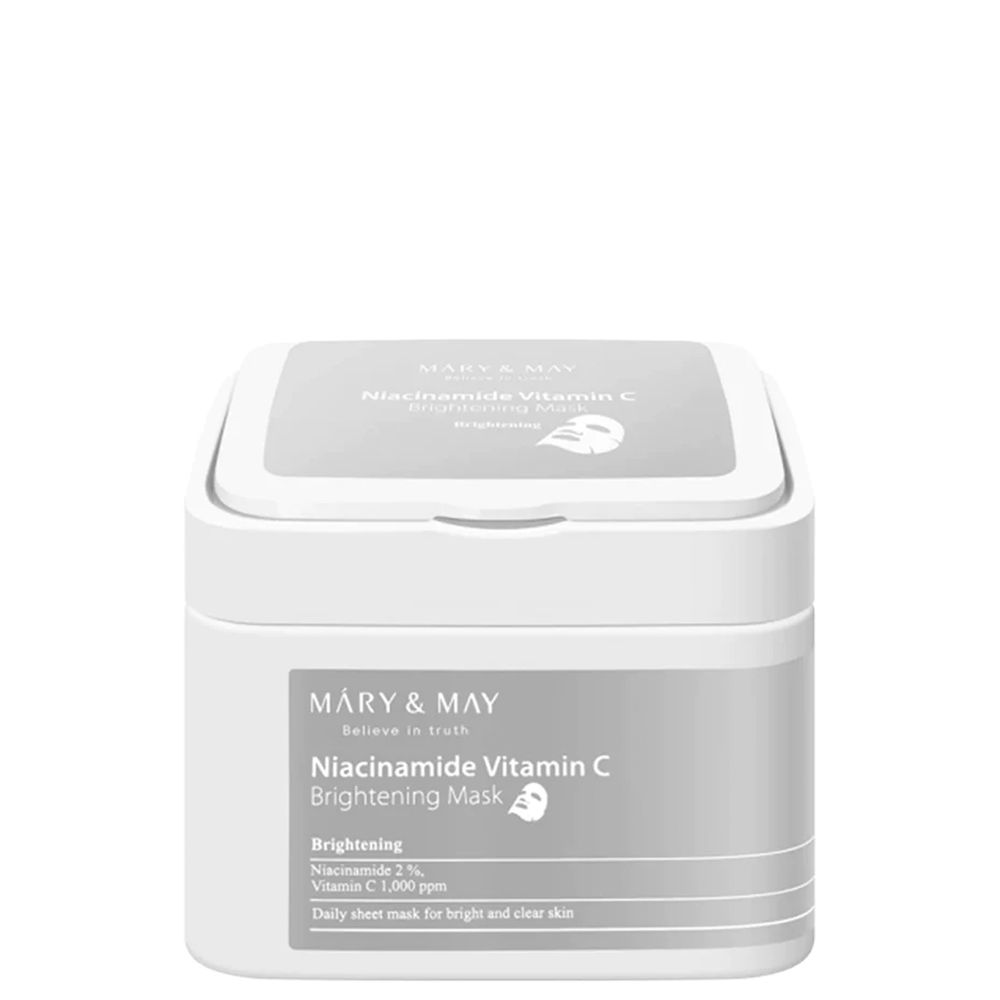 Mary&May Niacinamide Vitamin C Brightening Mask Tuchmasken-Set Zur Verjüngung Der Gesichtshaut 30 St. - Image 3