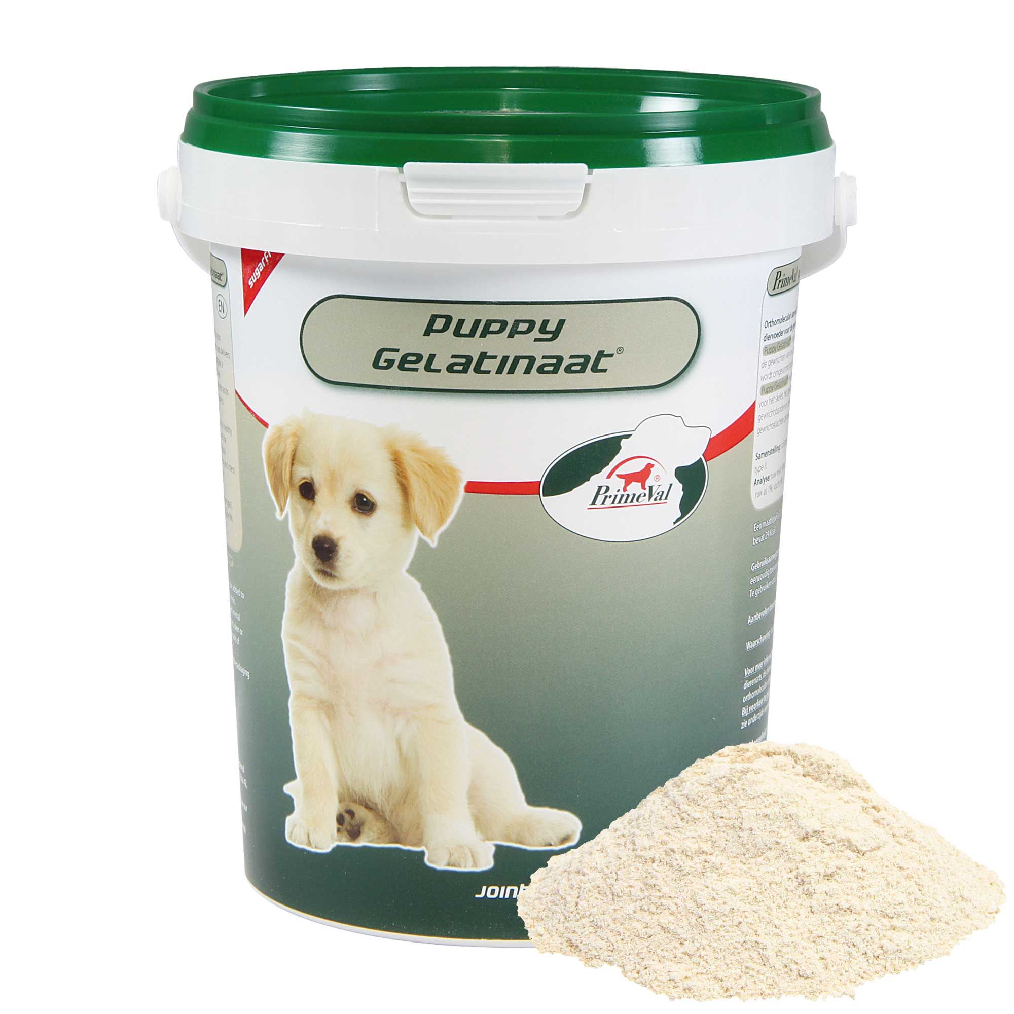 PrimeVal® Gelatinaat Puppy für Welpen - Hundefutter - gegen HD bei dem Hund