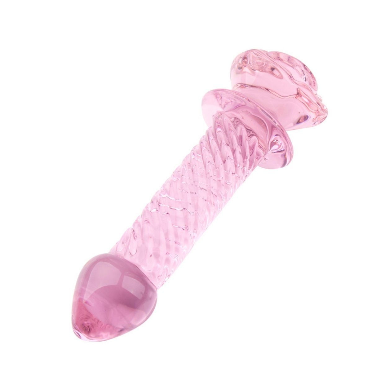 Crystal Rose Glass Wand