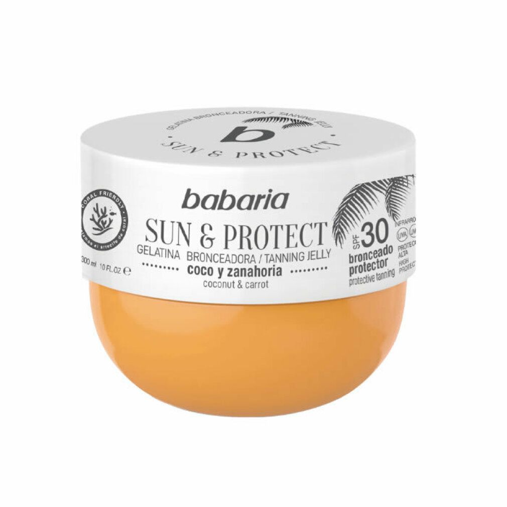 Babaria Tanning Jelly Sun & Protect schützendes Gel SPF 30 300 ml