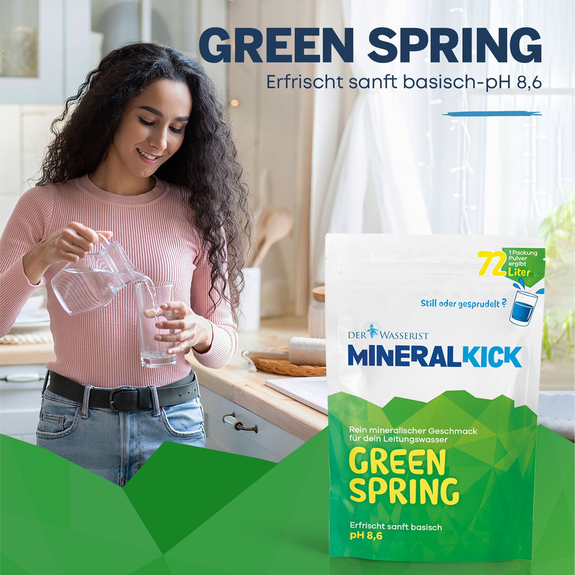 Der Wasserist MineralKICK GREEN SPRING