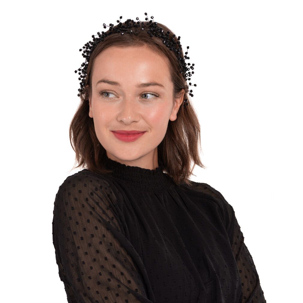 Modisches schwarzes Stirnband für Haare