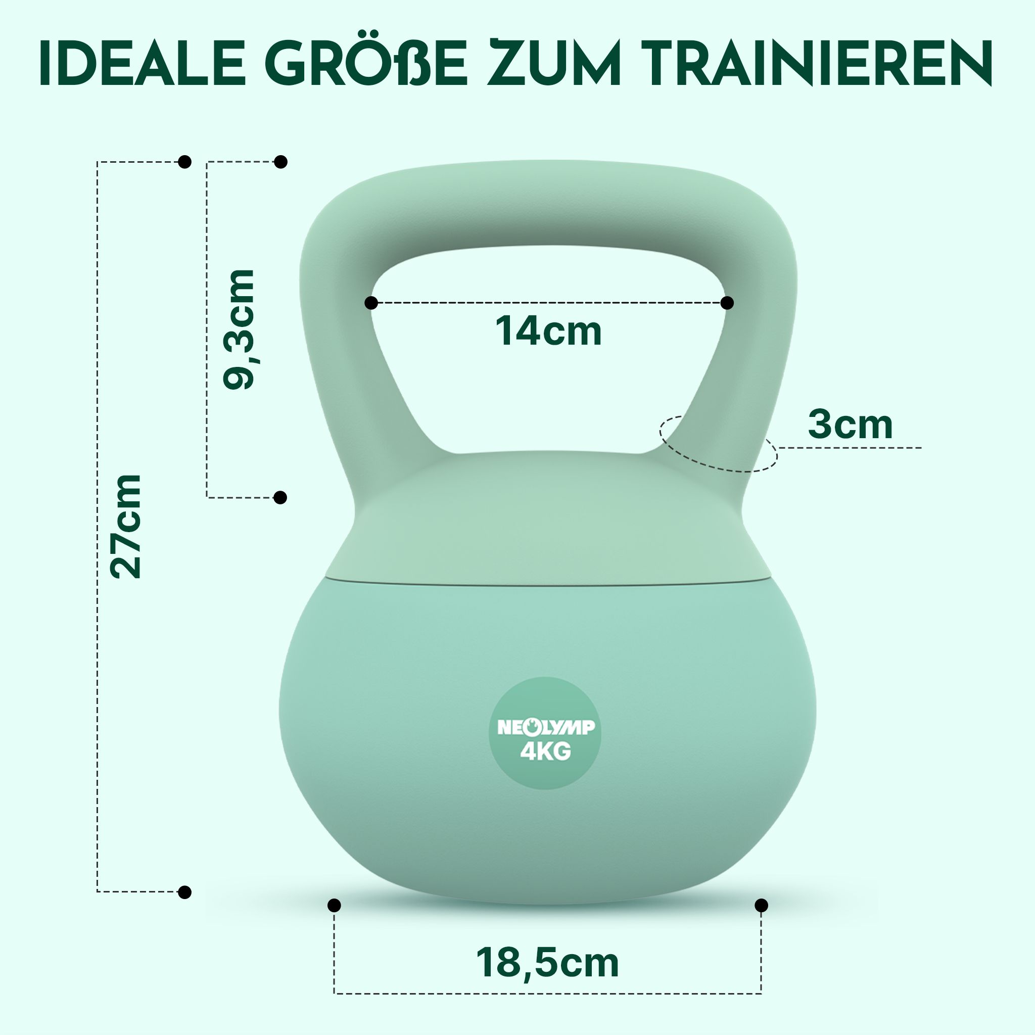 NEOLYMP Kettlebell 4 kg