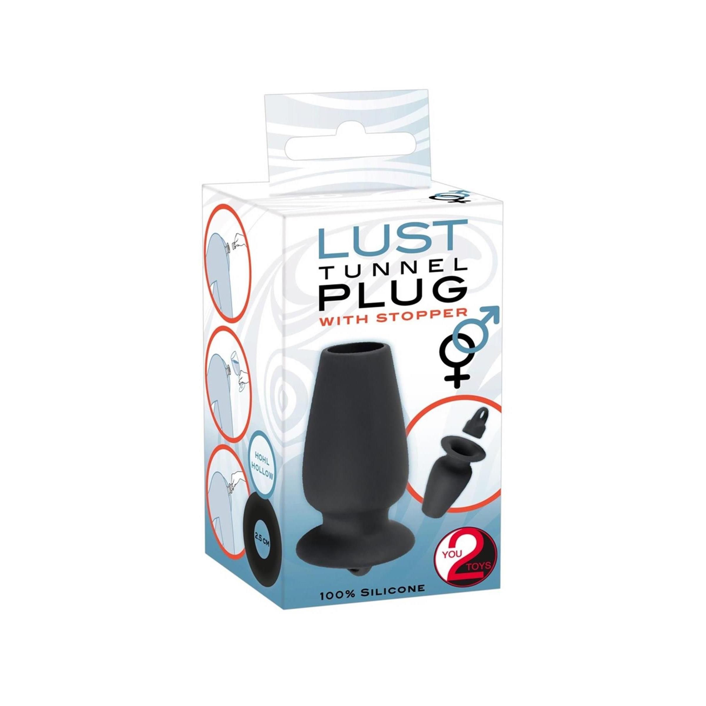 You2Toys - Lust Tunnel Plug with stopper
