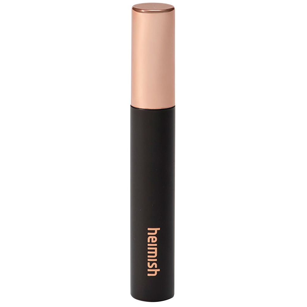 Heimish Dailism Smudge Stop Mascara in schwarzer Hülse mit roségoldfarbenem Deckel.