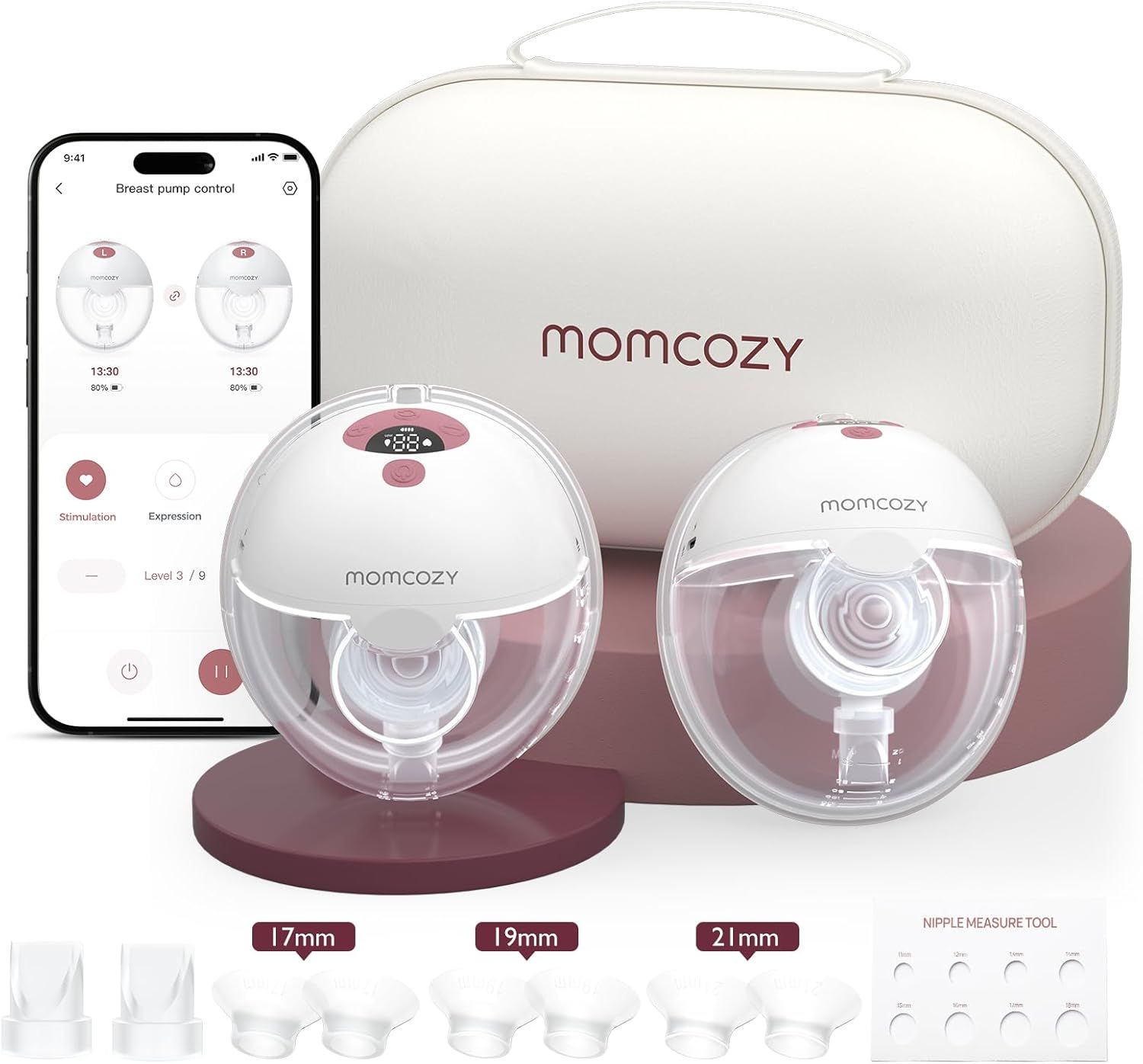 Momcozy  Smart Milchpumpe Elektrische