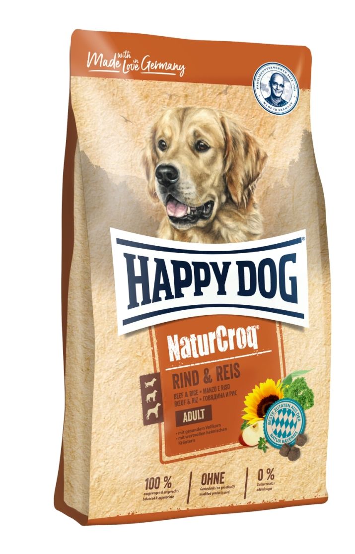 Happy Dog NaturCroq Rind & Reis