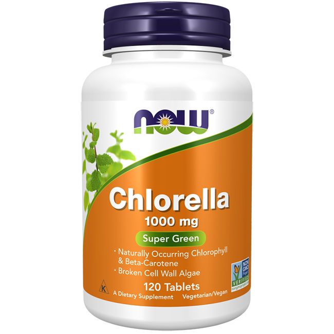 Now Foods Chlorella 1000 mg 120 Pc