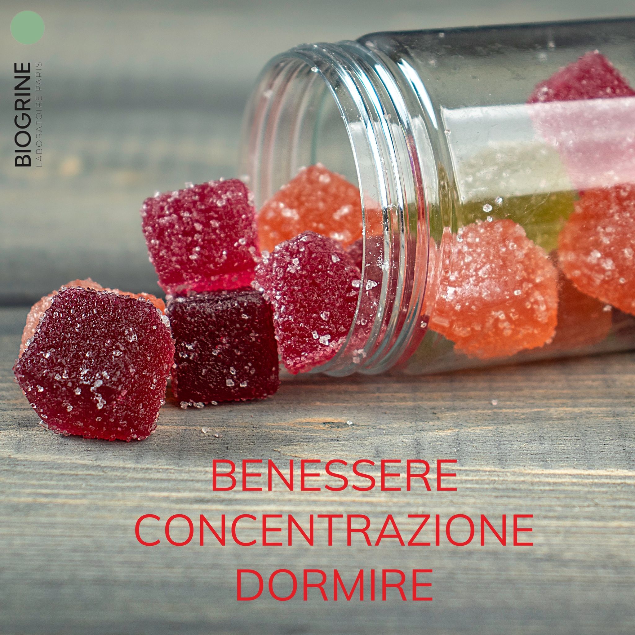 BIOGRINE CBD GUMMIS, HIMBEER