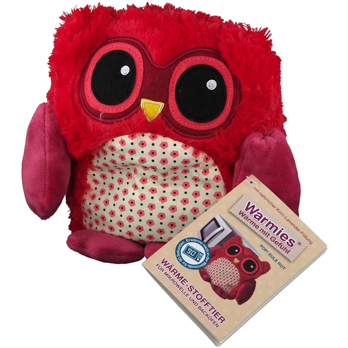 Warmies POP Eule rot