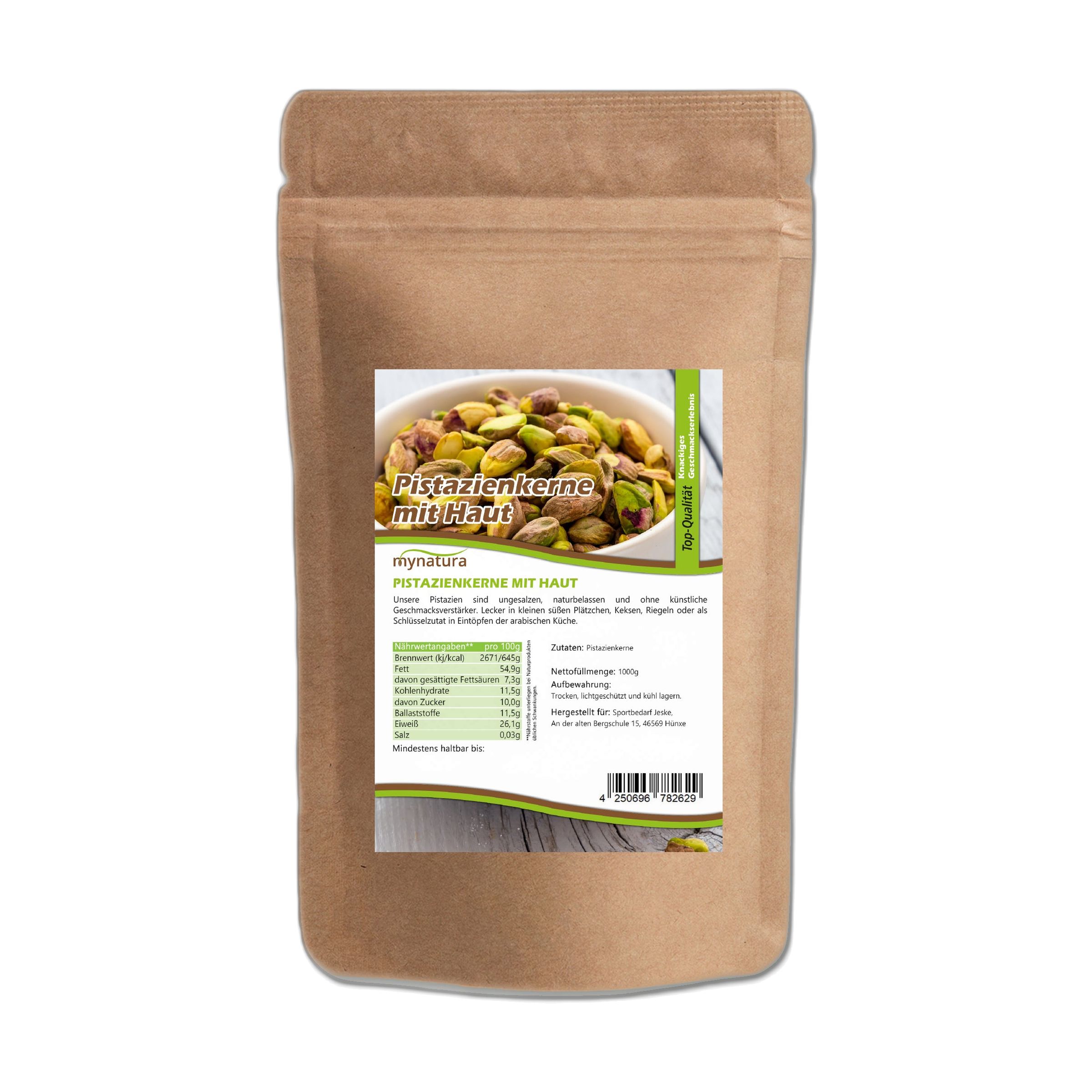 Mynatura Pistazienkerne mit Haut 1000 g