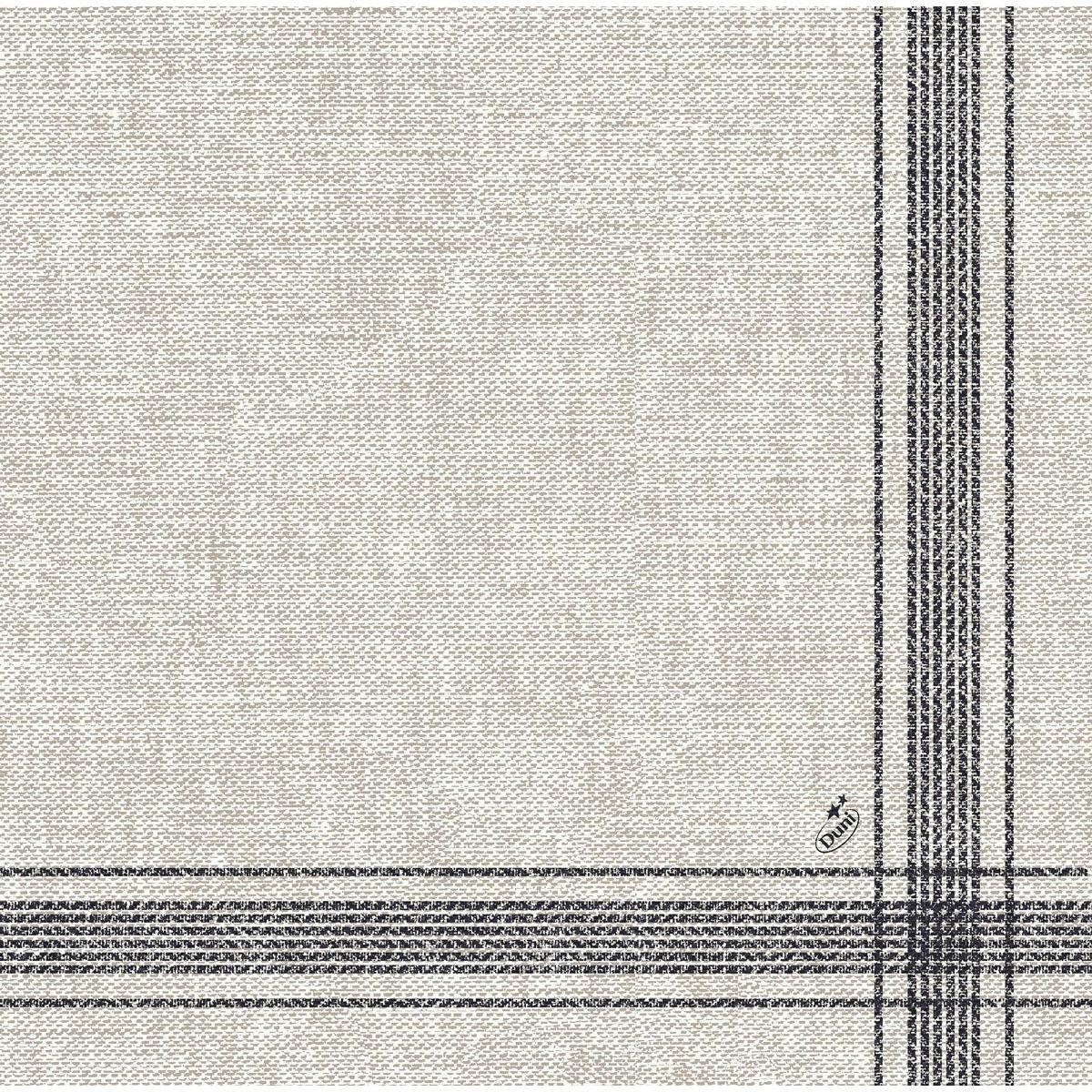 Dunilin-Servietten 40 x 1/4 Falz Cocina black 6480 St Tücher