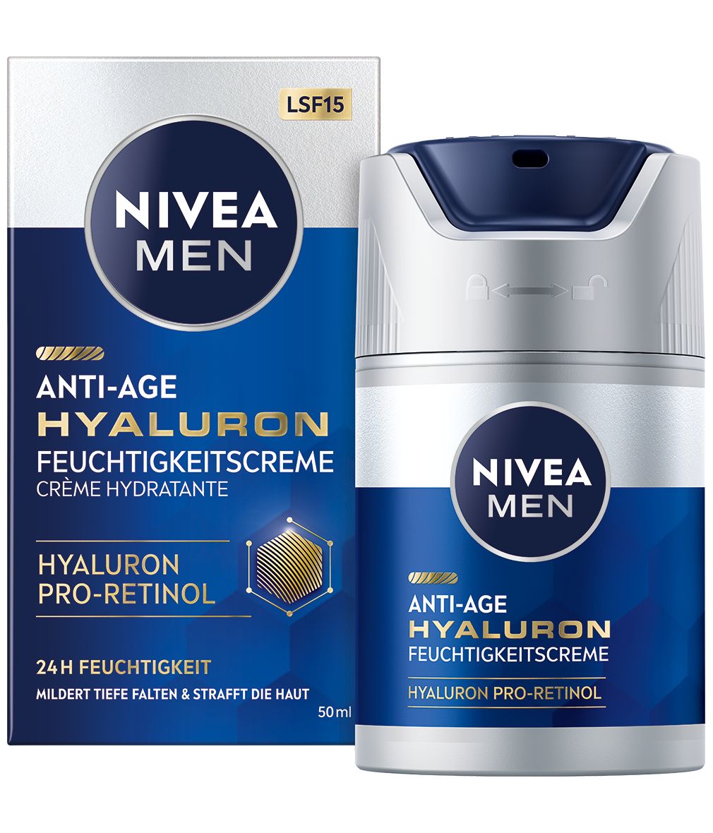 NIVEA MEN Anti-Age Hyaluron Gesichtspflege Creme