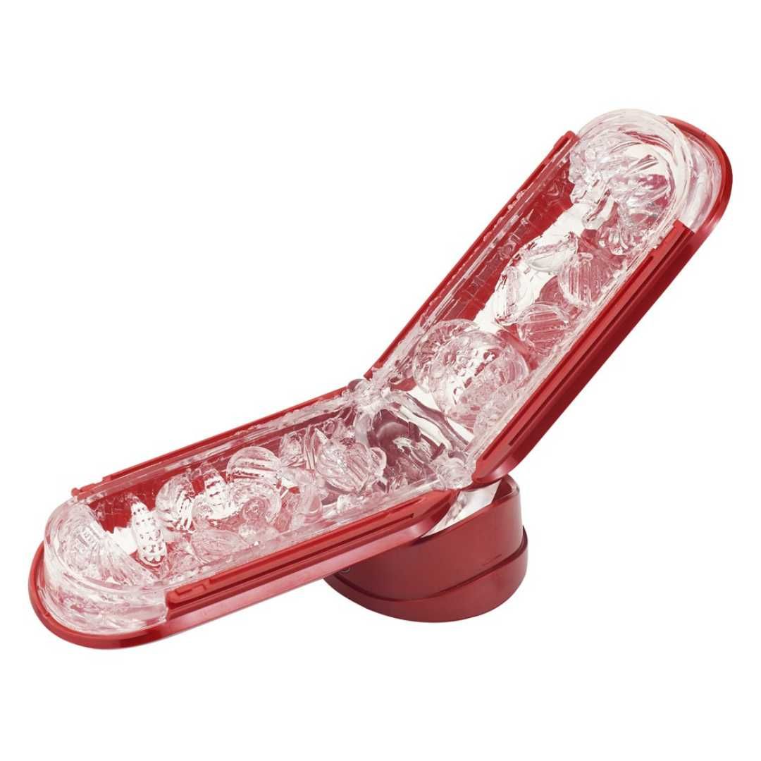Masturbator „Flip 0 (Zero) Red Warmer Package“ plus Heizstab | TENGA
