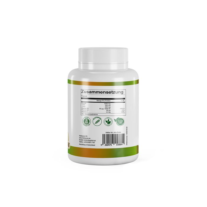 VitaSanum®- Omega 3 D3+K2